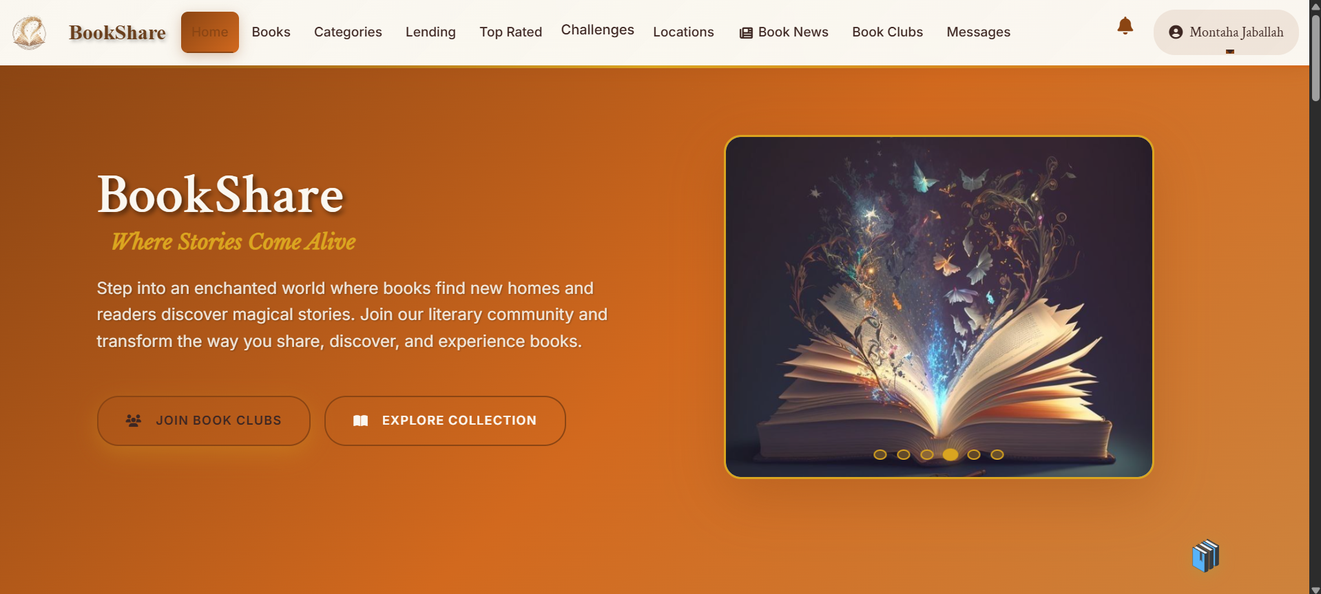 BookShare Platform screenshot 1