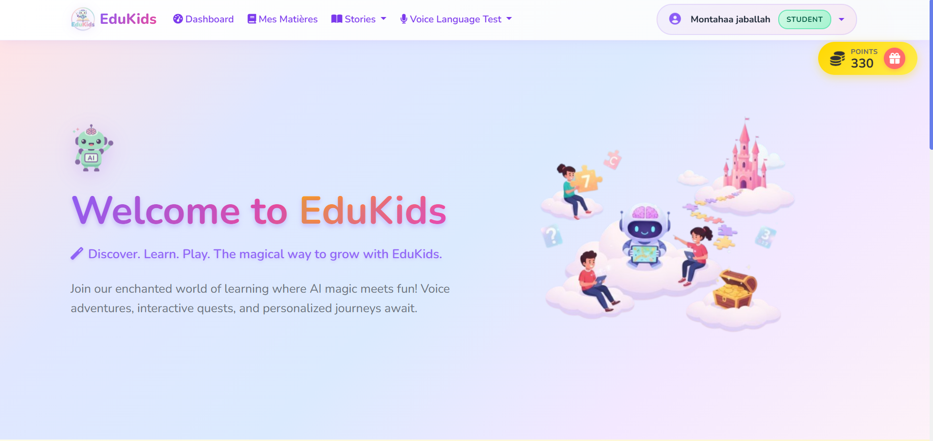EduKids Educational Platform screenshot 1