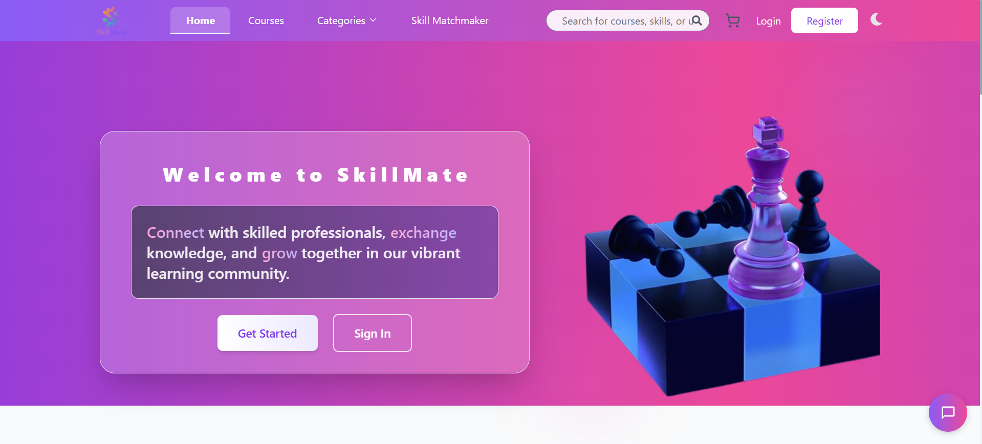 SkillMate Platform screenshot 1